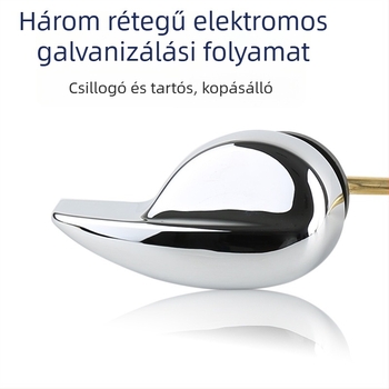 WC öblítő kar – réz és cink ötvözet, nyomásos működés, minimalist stílus, sajtolt kivitel, YJLEON