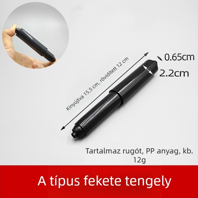 Fürdőszobai WC-papír tartó beépített kialakítással, PP anyag, modern minimalista stílus