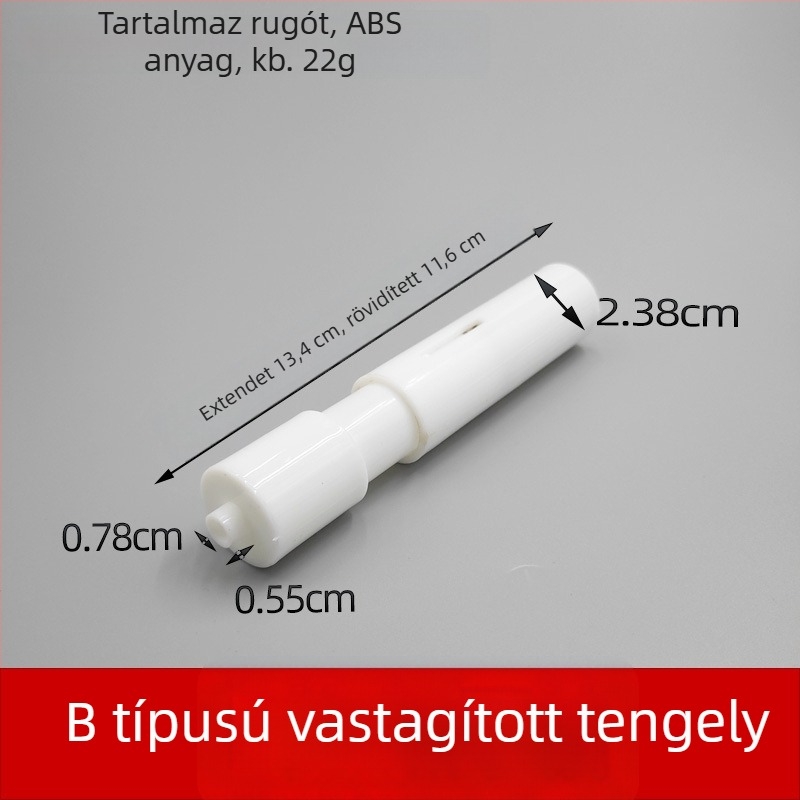 Fürdőszobai WC-papír tartó beépített kialakítással, PP anyag, modern minimalista stílus