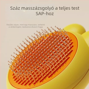 Macska és kutya szőr eltávolító fésű, Simple Image márka, PP anyag, 65988JX modell, univerzális használat