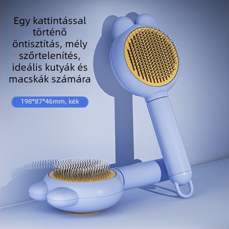 Macska és kutya szőr eltávolító fésű, Simple Image márka, PP anyag, 65988JX modell, univerzális használat