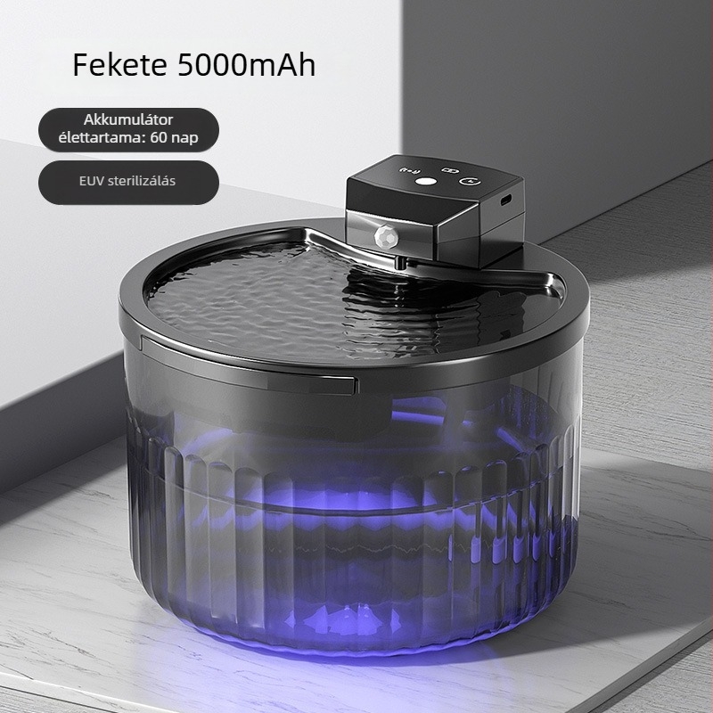 Okos automata etető macskáknak és kutyáknak, app vezérléssel, időzített adagok, kamera, levehető kivitel