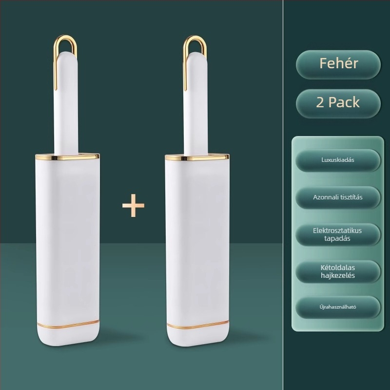 Fedéllel ellátott elektrosztatikus szőrtelenítő kefe — műanyag, modern minimál stílus, 2021 tavaszi bevezetés, ruhákhoz, ágyneműhöz és háziállatok szőrének eltávolítására