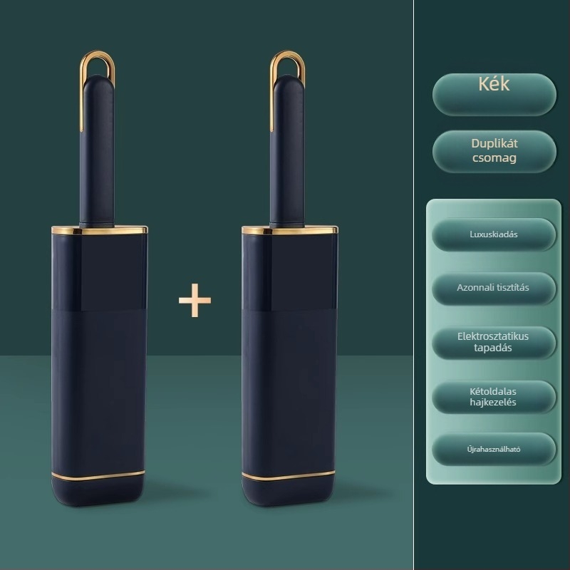 Fedéllel ellátott elektrosztatikus szőrtelenítő kefe — műanyag, modern minimál stílus, 2021 tavaszi bevezetés, ruhákhoz, ágyneműhöz és háziállatok szőrének eltávolítására