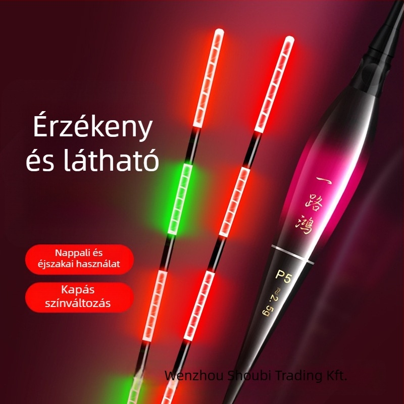 Elektronikus úszó éjjellátó világítással, nagy érzékenység, ultra-fényes, nappali és éjszakai használatra
