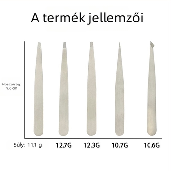 Wolverine szemöldökcsipesz – 430 rozsdamentes acél, precíz szemöldök formázás