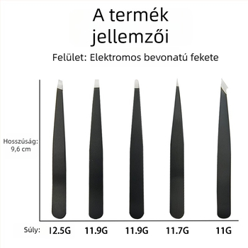 Wolverine szemöldökcsipesz – 430 rozsdamentes acél, precíz szemöldök formázás