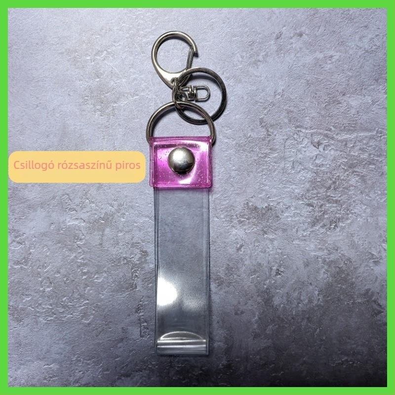 PVC koncertszalag tároló készlet – testreszabható műanyag védőburkolat fan ajándéktárgyakhoz és kulcstartóhoz