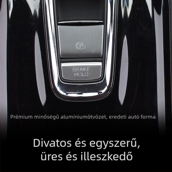 Honda Binzhi XRV elektromos kézifék gombjához készült alumínium ötvözetű védőfedél – testreszabható kivitel, logó nélkül
