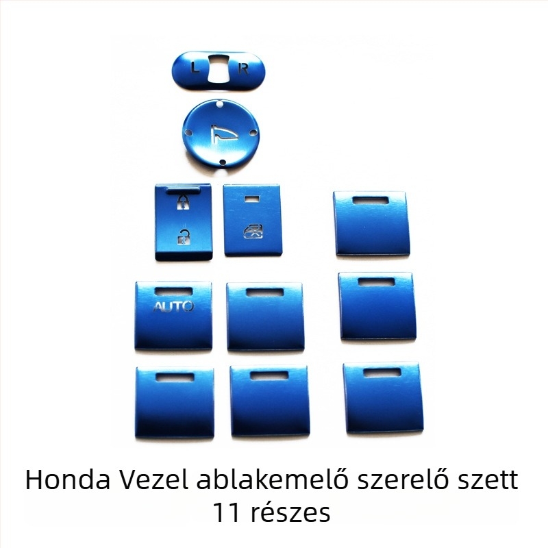 Honda Binzhi XRV elektromos kézifék gombjához készült alumínium ötvözetű védőfedél – testreszabható kivitel, logó nélkül