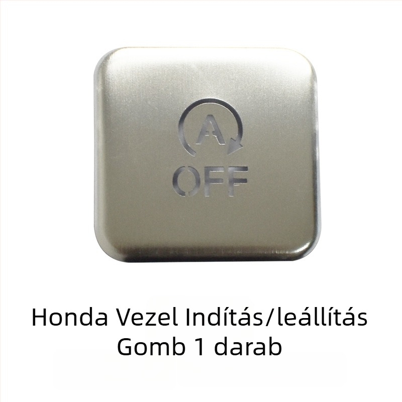 Honda Binzhi XRV elektromos kézifék gombjához készült alumínium ötvözetű védőfedél – testreszabható kivitel, logó nélkül