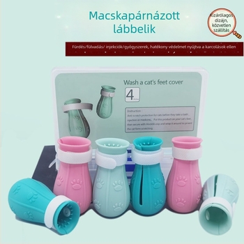 Szilikon macska lábvédők – többfunkciós anti-karcolás védők macskáknak, márka Bess