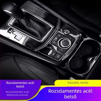 Mazda CX-5 rozsdamentes acél belső díszítő készlet (2. generáció, új CX-5) - teljes készlet