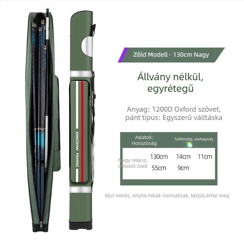 Kemény tokkal rendelkező horgászbot-táska, vízálló, könnyű és multifunkcionális, hordozható (Márka: Unique; Eredet: Kína; Anyag: Egyéb)