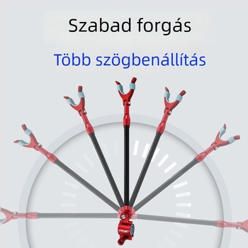 Horgászbot tartó – univerzális, alumíniumötvözet, hátsó szerelés