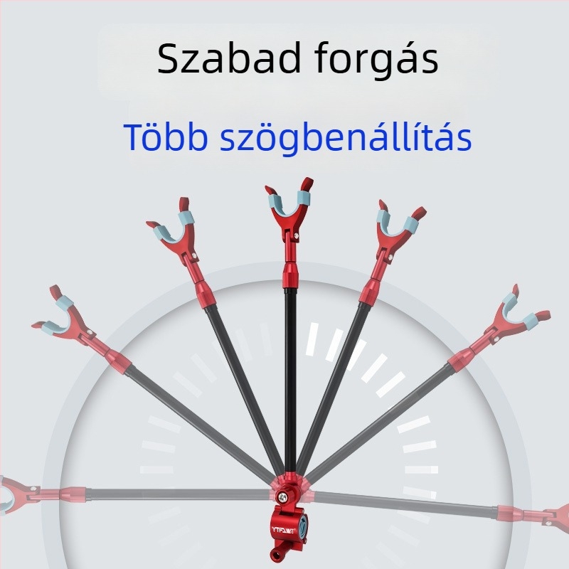 Horgászbot tartó – univerzális, alumíniumötvözet, hátsó szerelés