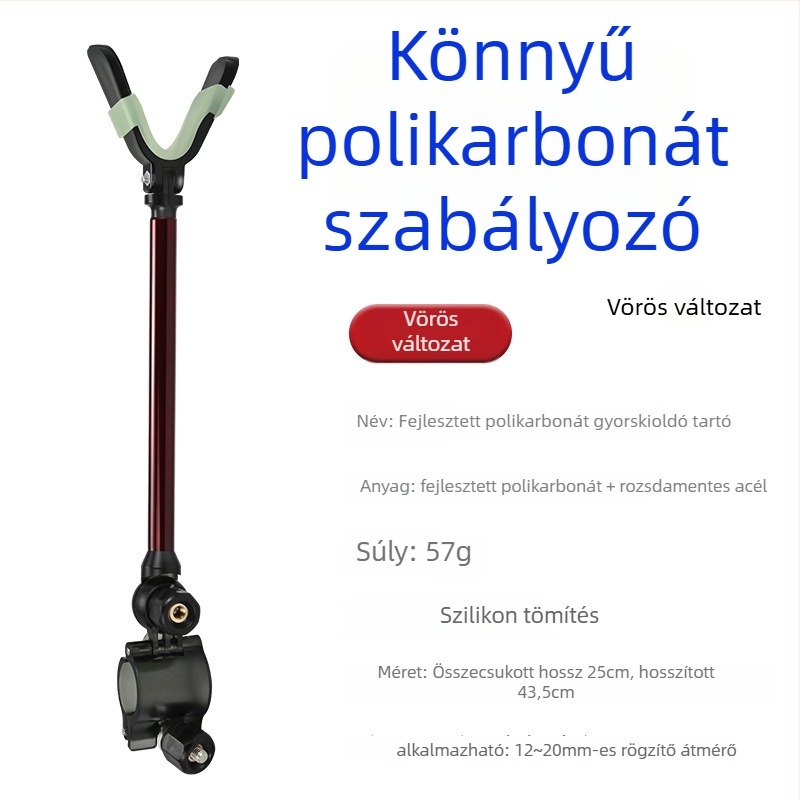 Horgászbot tartó – univerzális, alumíniumötvözet, hátsó szerelés