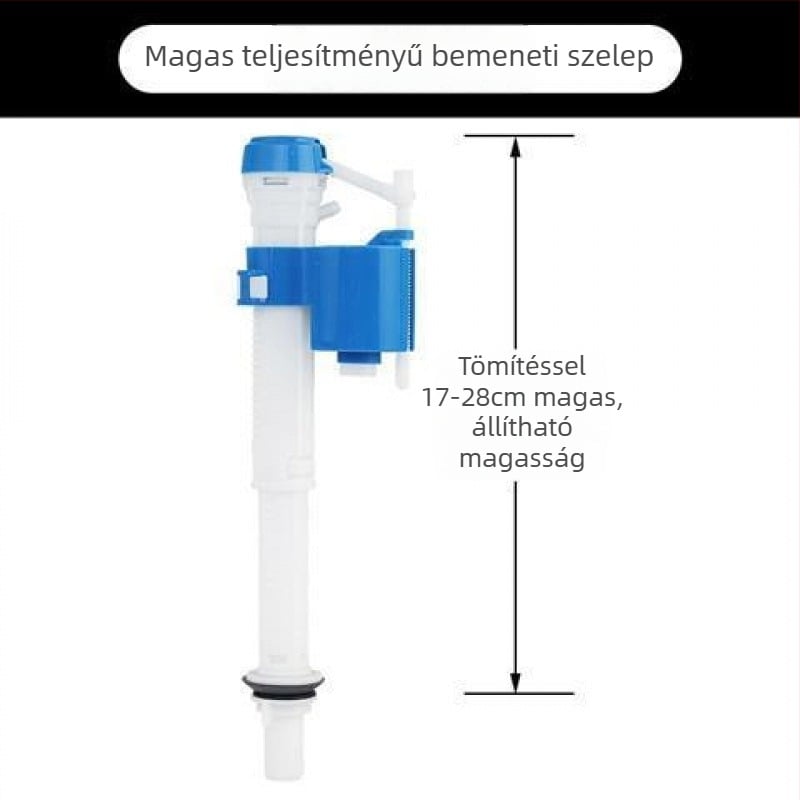 Antik stílusú WC-tartály kiegészítő készlet: ürítő szelep, beömlő szelep és univerzális öblítő gomb — CUPC tanúsítvány, márka OOU