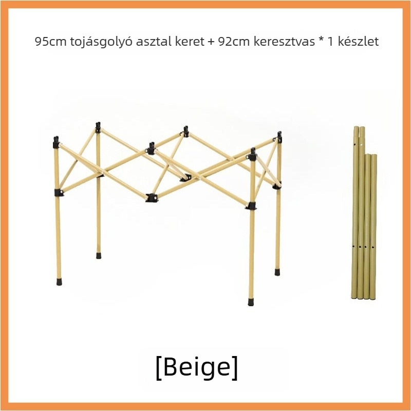 You Shanran szénacél összecsukható széktartó, hordozható kültéri háromlábú állvány