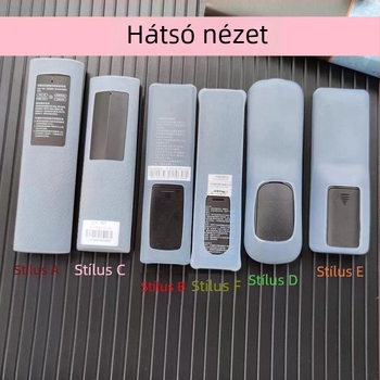 Set-top boxhoz tartozó távirányító védőtok, átlátszó szilikon, vízálló, porálló, ütésálló