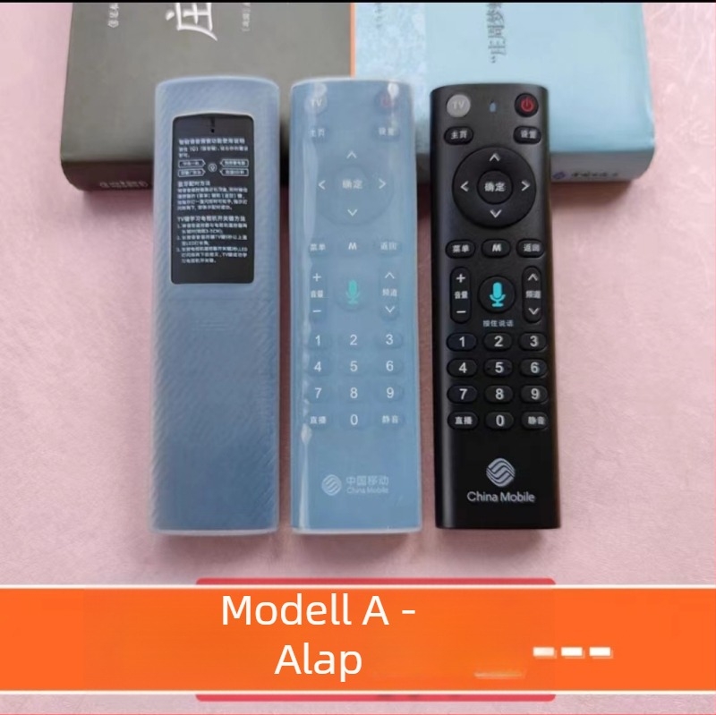 Set-top boxhoz tartozó távirányító védőtok, átlátszó szilikon, vízálló, porálló, ütésálló