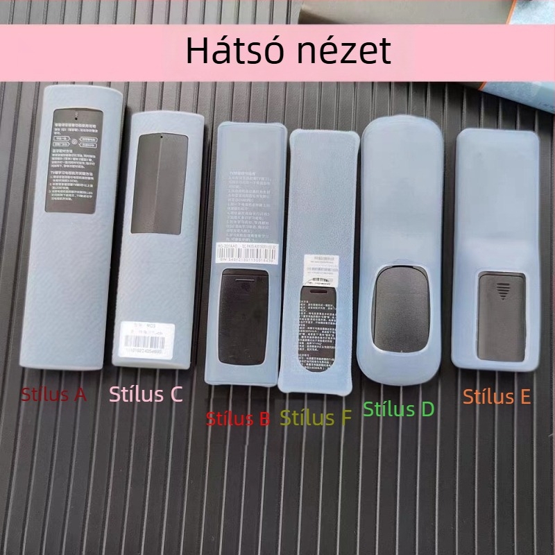 Set-top boxhoz tartozó távirányító védőtok, átlátszó szilikon, vízálló, porálló, ütésálló