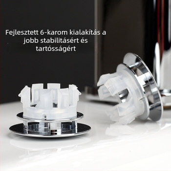 Túlfolyó dekoratív fedél mosdókagylóhoz, sárgaréz, modern minimalista stílus, márka Xiongpin (Anyag: sárgaréz; Stílus: modern minimál; Kategória: túlfolyó dekoratív fedél)