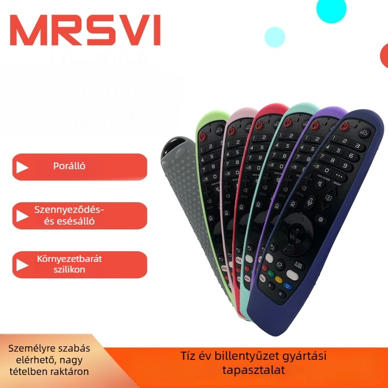 LG-MR távirányító védőburkolat – puha szilikon, ütésálló, világító, kompatibil LG-MR