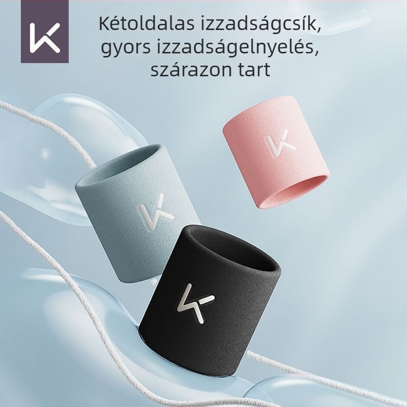Keep sportcsuklópánt, lélegző és vékony, izzadságelnyelő, kosárlabda és tollaslabdához, uniszex