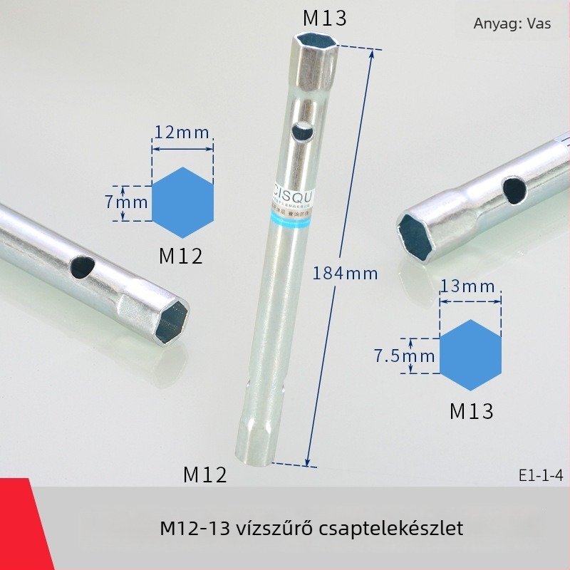 Csaptele szereléséhez való mandzsetta – szénacél, Hongying, modern minimalist stílus, alkalmas konyhai és fürdőszobai csapokra.
