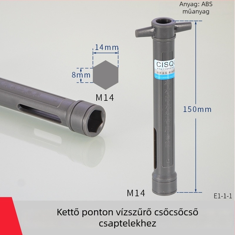 Csaptele szereléséhez való mandzsetta – szénacél, Hongying, modern minimalist stílus, alkalmas konyhai és fürdőszobai csapokra.