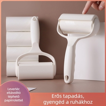 Műanyagból készült tapadó lint-roller, szakadásra tervezett papírokkal a szőr eltávolítására, modern minimalista dizájn, 2023-ban megjelent.