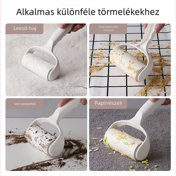Műanyagból készült tapadó lint-roller, szakadásra tervezett papírokkal a szőr eltávolítására, modern minimalista dizájn, 2023-ban megjelent.