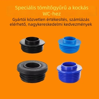 Gumi tömítőgyűrű kockamosdó WC-hez – kiegészítő a mosó szelepe kompatibilitásával, dek lecsőhöz, telepítéshez