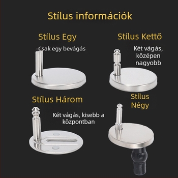 WC fedél rögzítő csavar gyűrű, rozsdamentes acélból, elektromos hegesztés, kézi szerelés, modern és egyszerű stílus