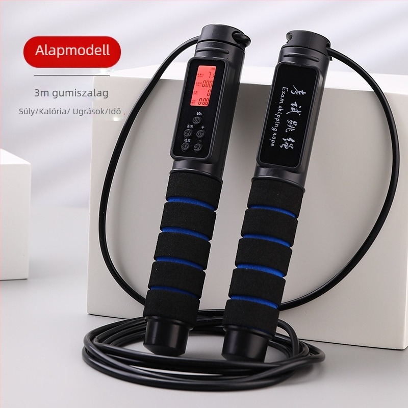 Elektronikus számoló nélküli ugrókötél, PVC + acél vezeték, 2.8, Benefit