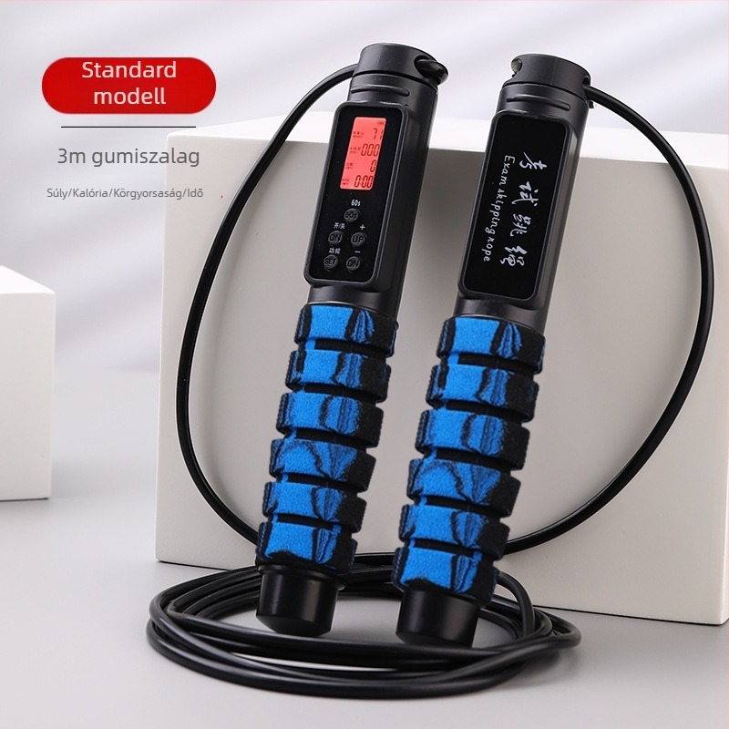 Elektronikus számoló nélküli ugrókötél, PVC + acél vezeték, 2.8, Benefit