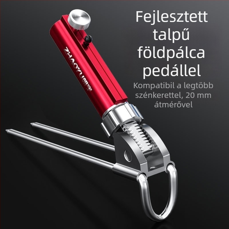 Chaoyu horgászbot tartó talajcsatlakozós csatlakozóval, többirányú forgatás, összecsukható, fém konstrukció, modell Dd64495