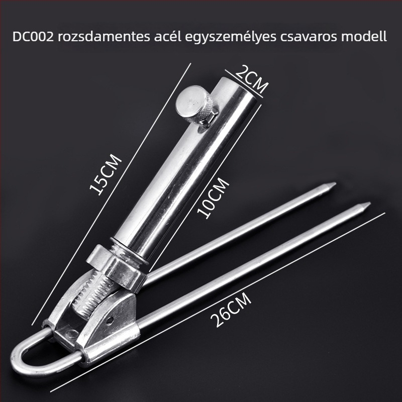 Chaoyu horgászbot tartó talajcsatlakozós csatlakozóval, többirányú forgatás, összecsukható, fém konstrukció, modell Dd64495