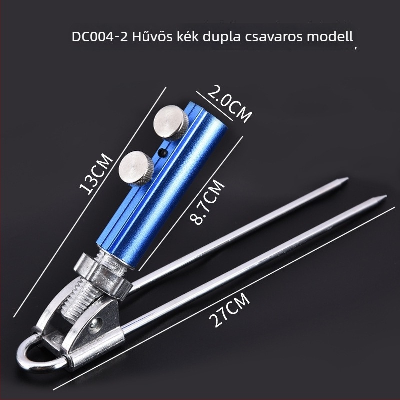 Chaoyu horgászbot tartó talajcsatlakozós csatlakozóval, többirányú forgatás, összecsukható, fém konstrukció, modell Dd64495