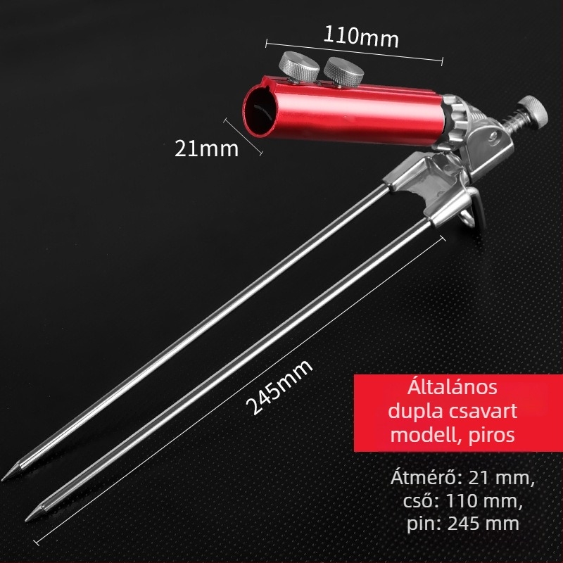 Chaoyu horgászbot tartó talajcsatlakozós csatlakozóval, többirányú forgatás, összecsukható, fém konstrukció, modell Dd64495