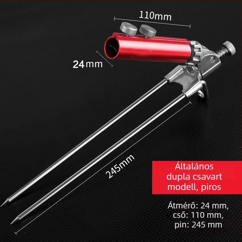 Chaoyu horgászbot tartó talajcsatlakozós csatlakozóval, többirányú forgatás, összecsukható, fém konstrukció, modell Dd64495