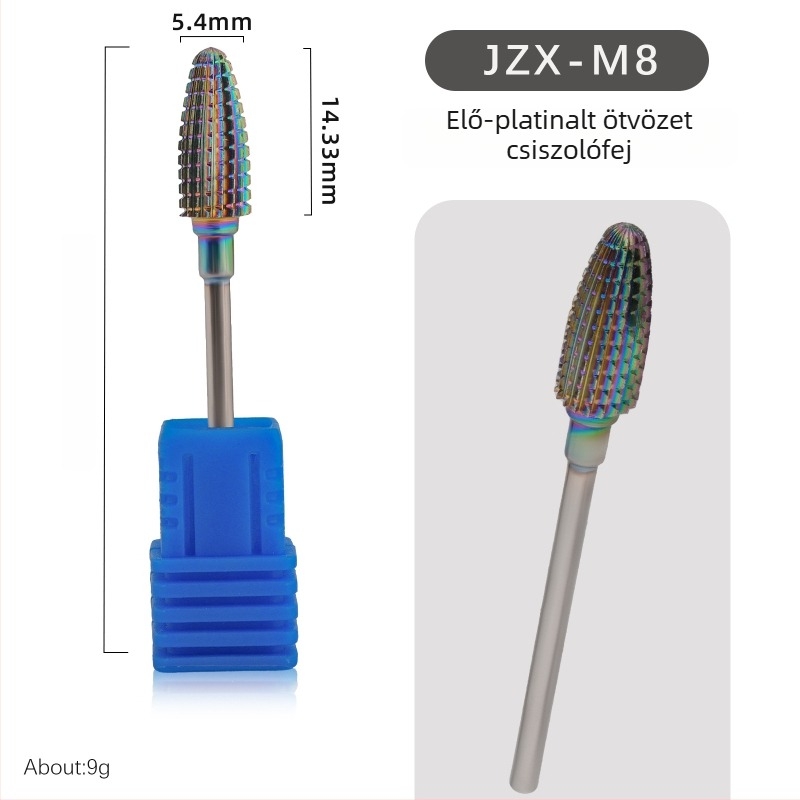 Wolframacél csiszolófej manikűrhöz - 6 g nettó tömeg