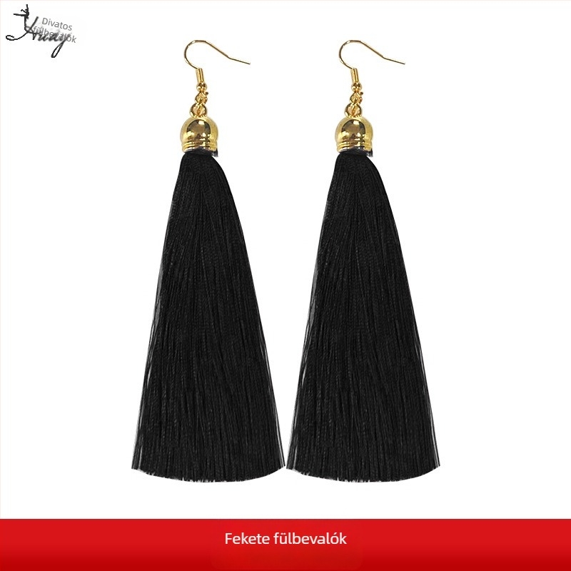 Függő tollas fülbevalók Xiaoxiangfeng stílusban, friss és édes dizájn, nőknek, titanötvözet szárak, sprayfényezés