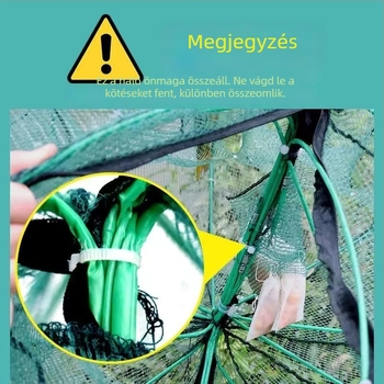 The King in the Net nylon négyszögletes hálóketrec halak és garnélarák számára