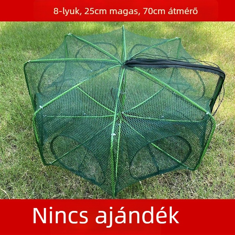 The King in the Net nylon négyszögletes hálóketrec halak és garnélarák számára