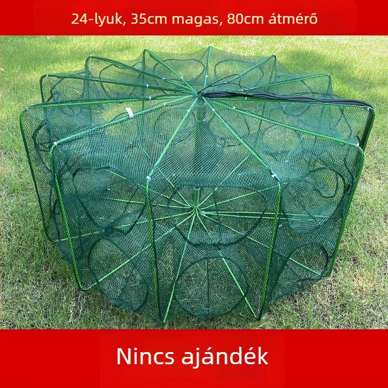 The King in the Net nylon négyszögletes hálóketrec halak és garnélarák számára