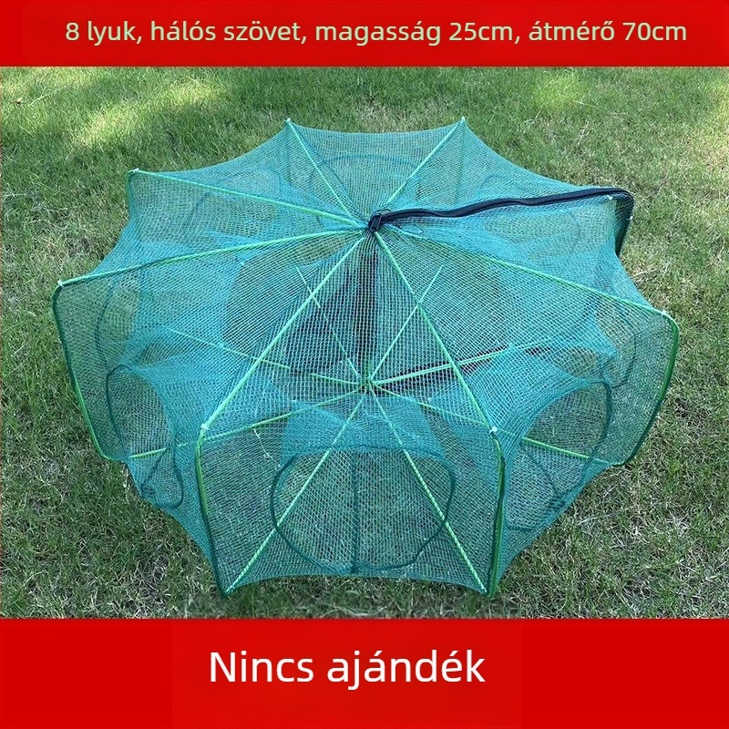 The King in the Net nylon négyszögletes hálóketrec halak és garnélarák számára