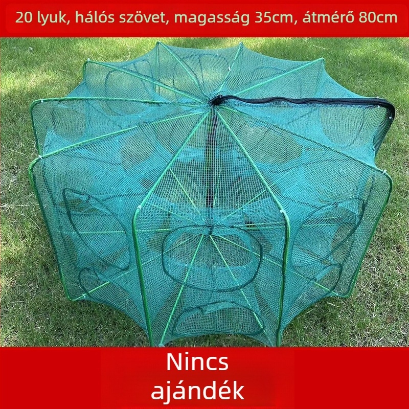 The King in the Net nylon négyszögletes hálóketrec halak és garnélarák számára