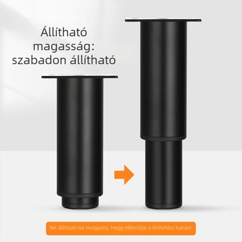 Rozsdamentes acél bútorláb kanapéhoz és TV-szekrényhez, modell 2548, modern egyszerű stílus, galvanizálás